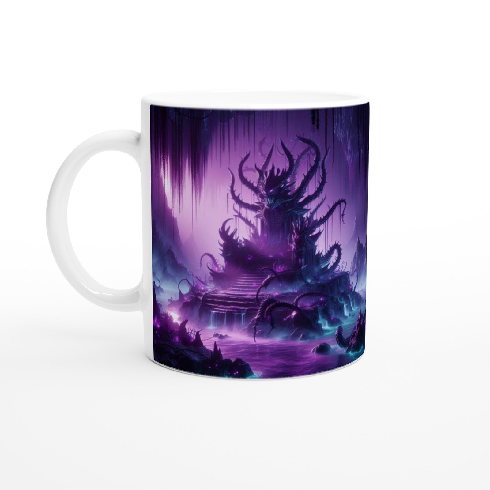 Akrep Burcu Baskılı Kahve Kupası - Elementsel Doğa Krallığı Temalı Vs1