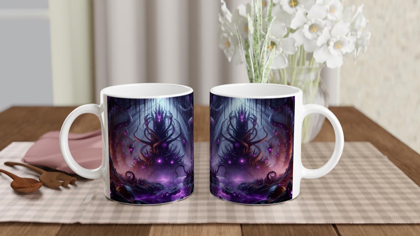 Akrep Burcu Baskılı Kahve Kupası - Elementsel Doğa Krallığı Temalı Vs2 - 5