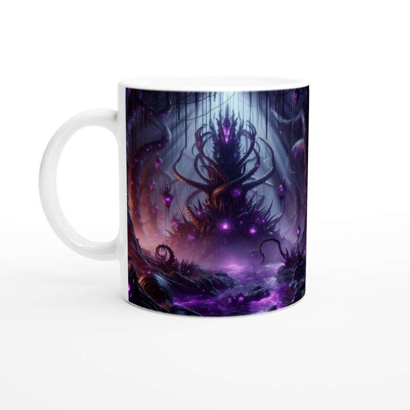 Akrep Burcu Baskılı Kahve Kupası - Elementsel Doğa Krallığı Temalı Vs2