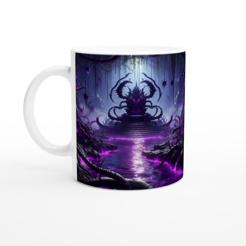 Akrep Burcu Baskılı Kahve Kupası - Elementsel Doğa Krallığı Temalı Vs3