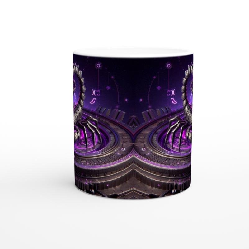 Akrep Burcu Baskılı Kahve Kupası - Zamanın Çarkları Astroloji Mekanizması Vs4 - 2