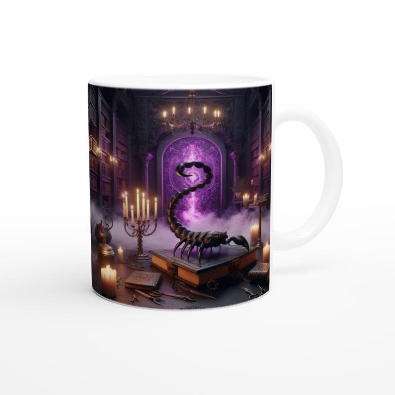 Akrep Burcu Baskılı Kahve Kupası - Zodyak Kütüpanesi Vs1 - 3