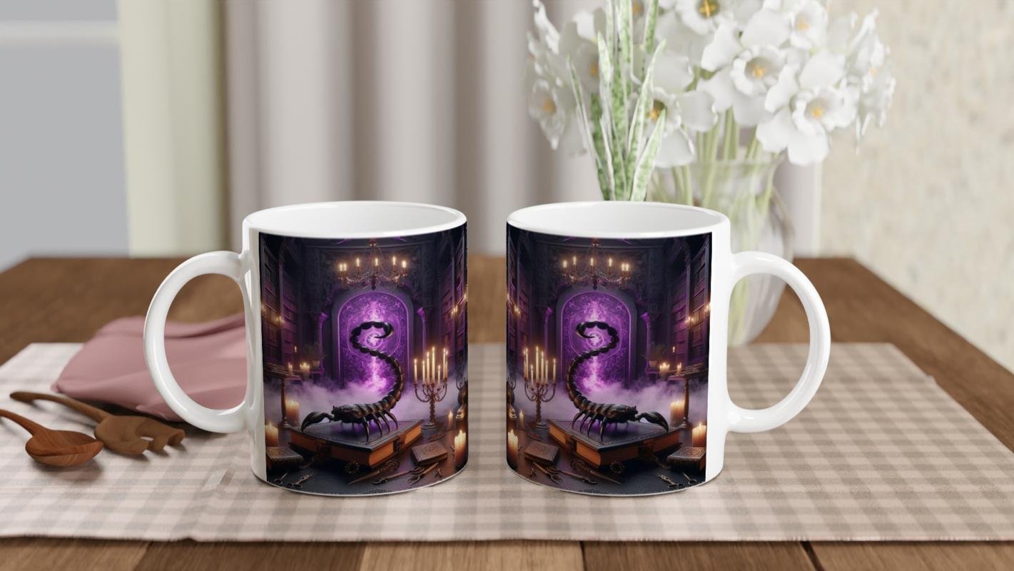 Akrep Burcu Baskılı Kahve Kupası - Zodyak Kütüpanesi Vs1 - 5