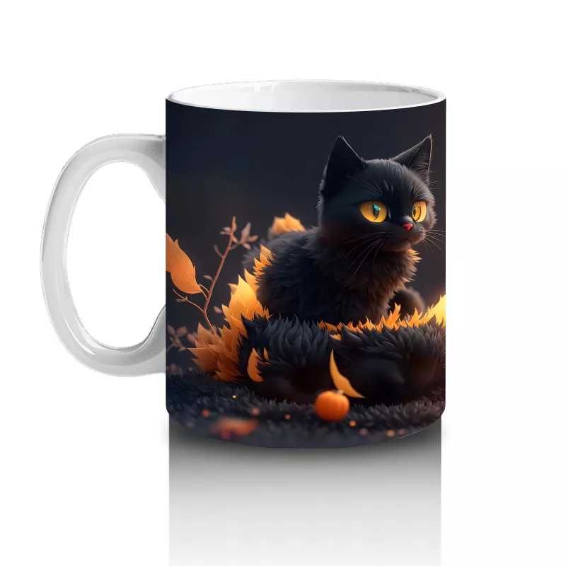 Alevli Taçlı Cadı Figürü – Hediyelik Kahve Kupası - 2