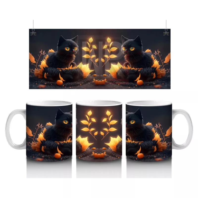 Alevli Taçlı Cadı Figürü – Hediyelik Kahve Kupası