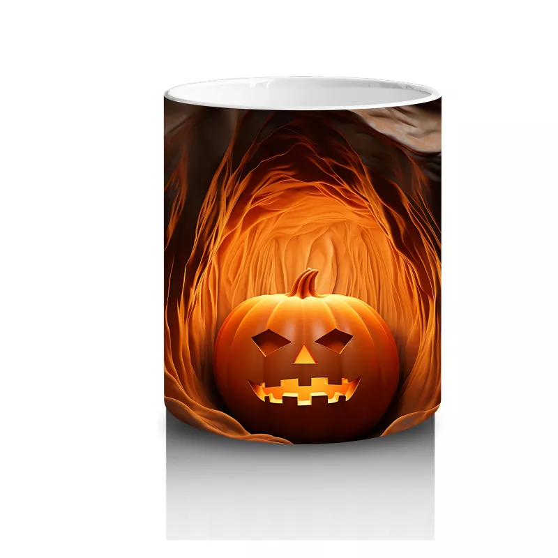 Alevli Tünelde Yalnız Balkabağı – Hediyelik Kahve Kupası - 3