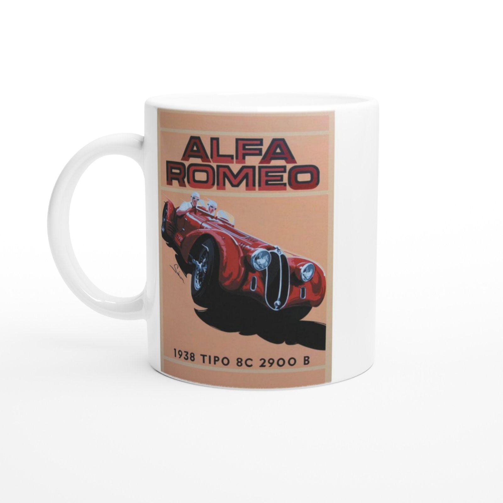 Alfa Romeo 1938 Tipo Klasik Yarış Arabası Kupa