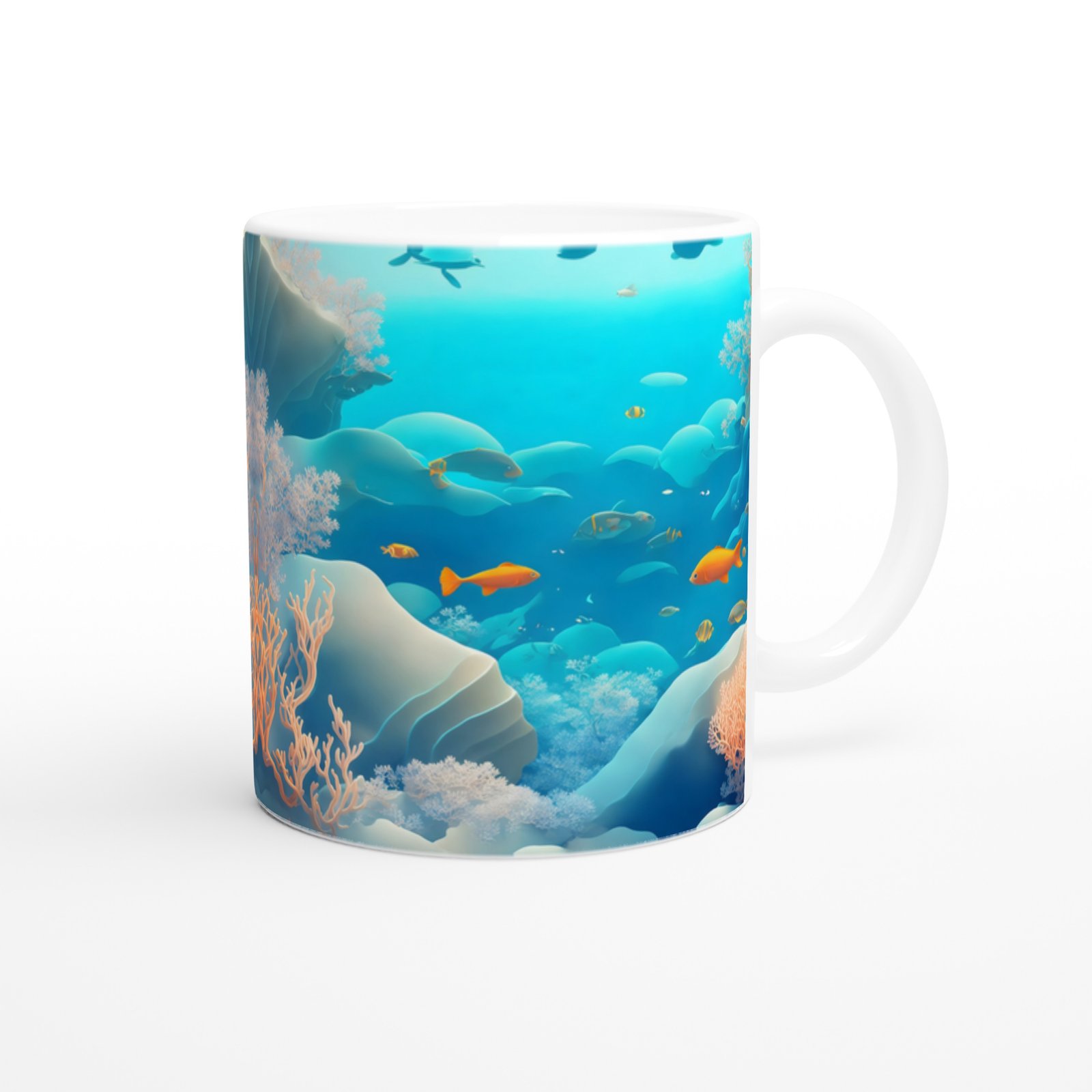 Altın Balıkların Dansı Kupa Bardak - 3