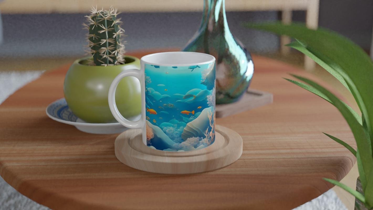 Altın Balıkların Dansı Kupa Bardak - 4