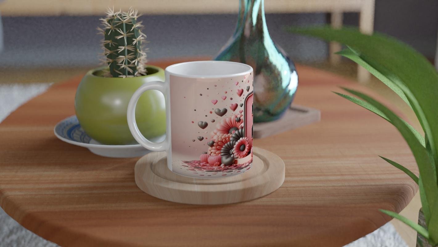 B Harfi Modern Alfabe Kupa Bardak - 4