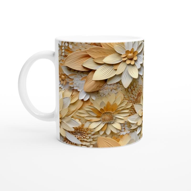 Bal Renkli Papatyalar Kupa Bardak