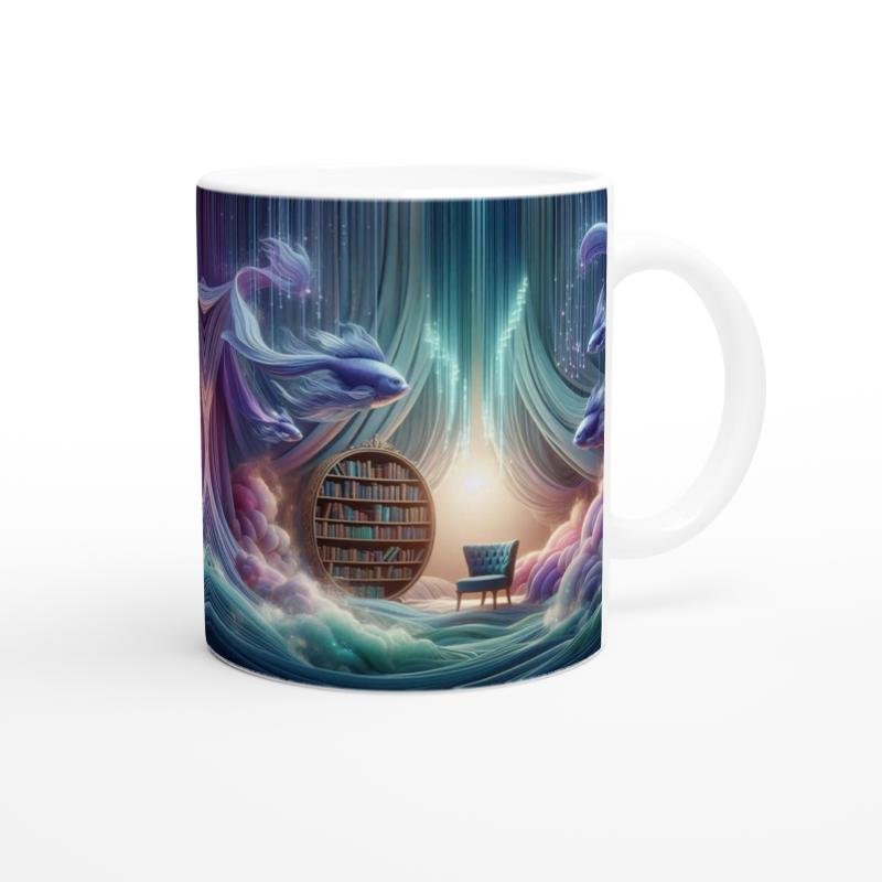 Balık Burcu Baskılı Kahve Kupası - Zodyak Kütüpanesi Vs1 - 3