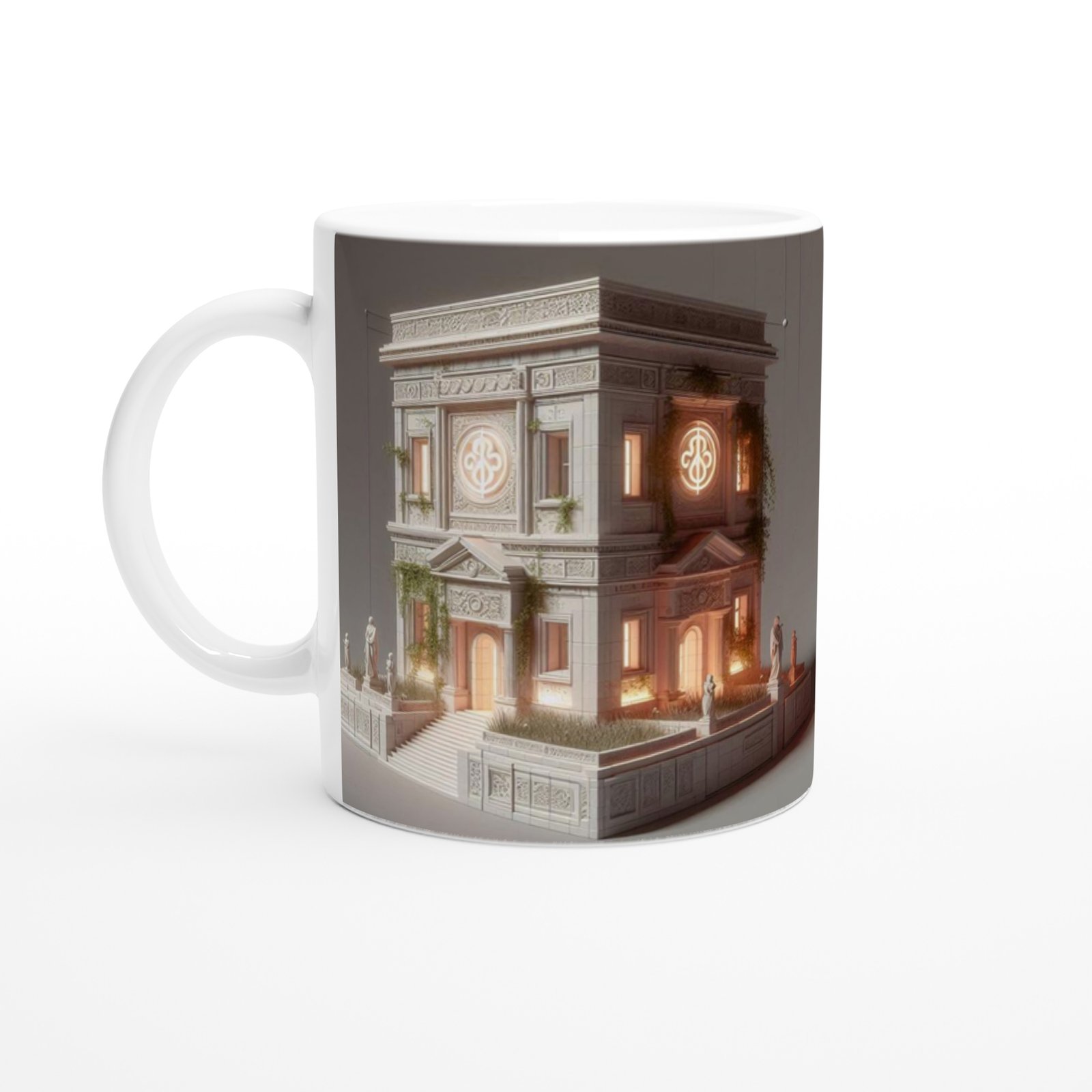 Başak Burcu Baskılı Kahve Kupası - Burçlar Krallığı Şatosu Vs1