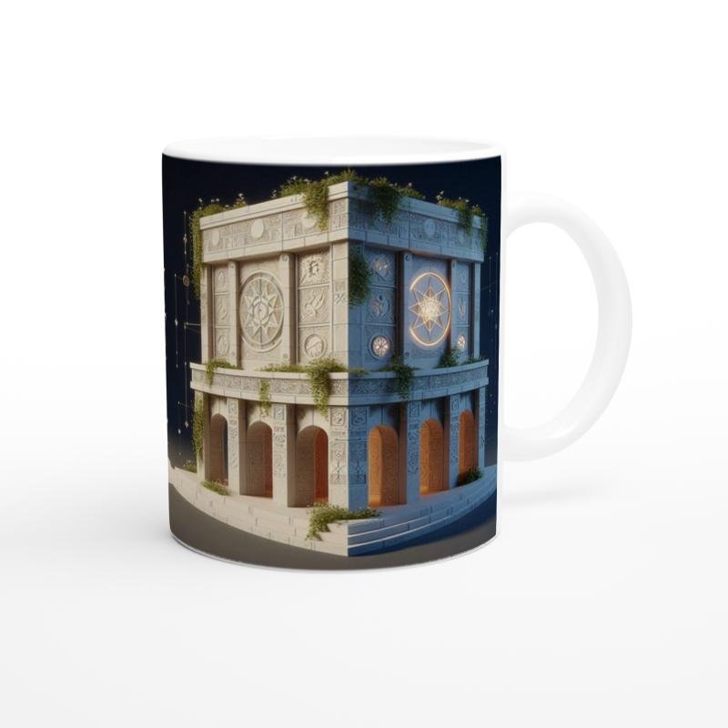 Başak Burcu Baskılı Kahve Kupası - Burçlar Krallığı Şatosu Vs2 - 3