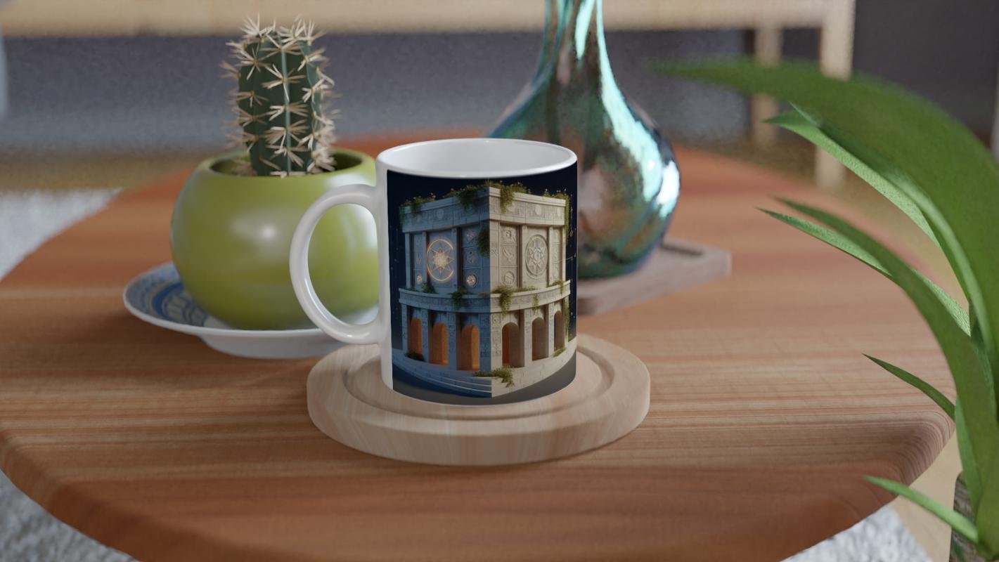 Başak Burcu Baskılı Kahve Kupası - Burçlar Krallığı Şatosu Vs2 - 4