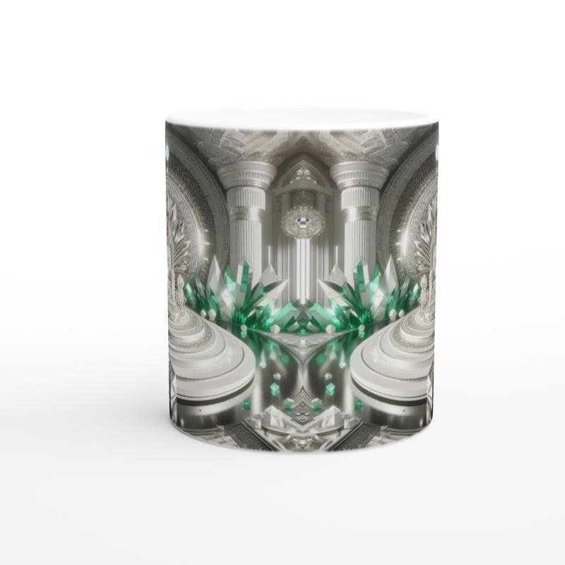 Başak Burcu Baskılı Kahve Kupası - Büyülü Kristal Mağarası Temalı Vs2 - 2