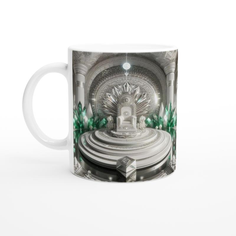 Başak Burcu Baskılı Kahve Kupası - Büyülü Kristal Mağarası Temalı Vs2