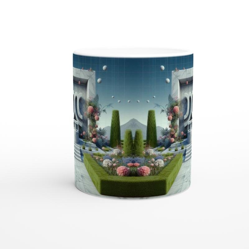 Başak Burcu Baskılı Kahve Kupası - Elementsel Doğa Krallığı Temalı Vs1 - 2