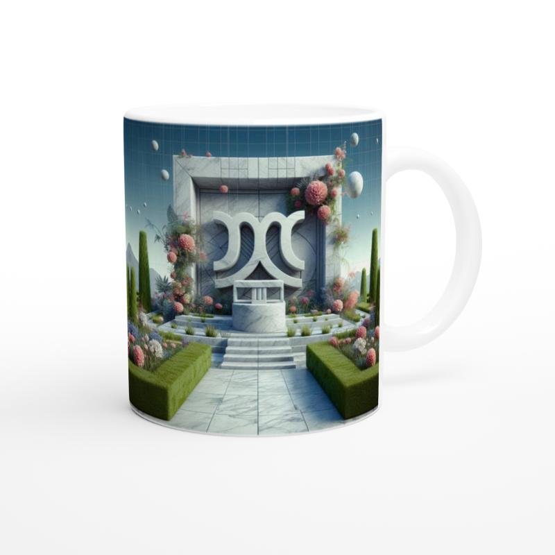 Başak Burcu Baskılı Kahve Kupası - Elementsel Doğa Krallığı Temalı Vs1 - 3