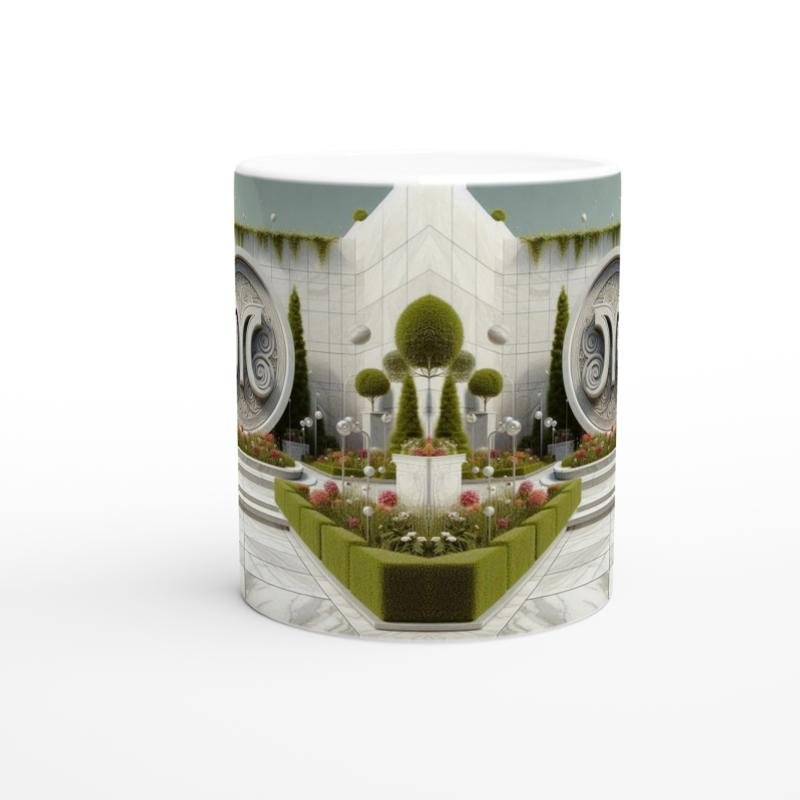 Başak Burcu Baskılı Kahve Kupası - Elementsel Doğa Krallığı Temalı Vs3 - 2