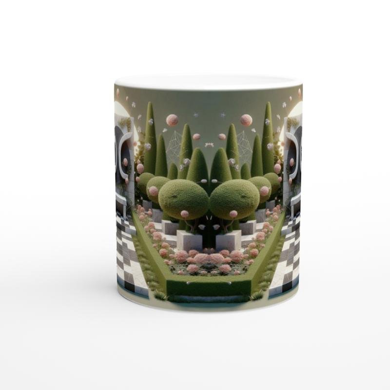 Başak Burcu Baskılı Kahve Kupası - Elementsel Doğa Krallığı Temalı Vs4 - 2