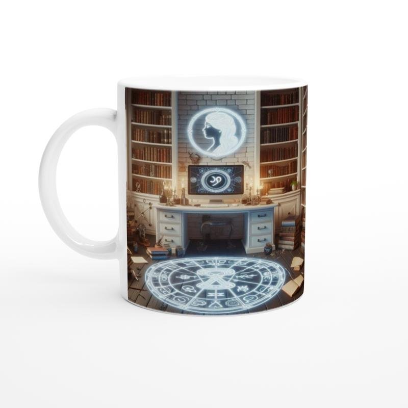 Başak Burcu Baskılı Kahve Kupası - Zodyak Kütüpanesi Vs1