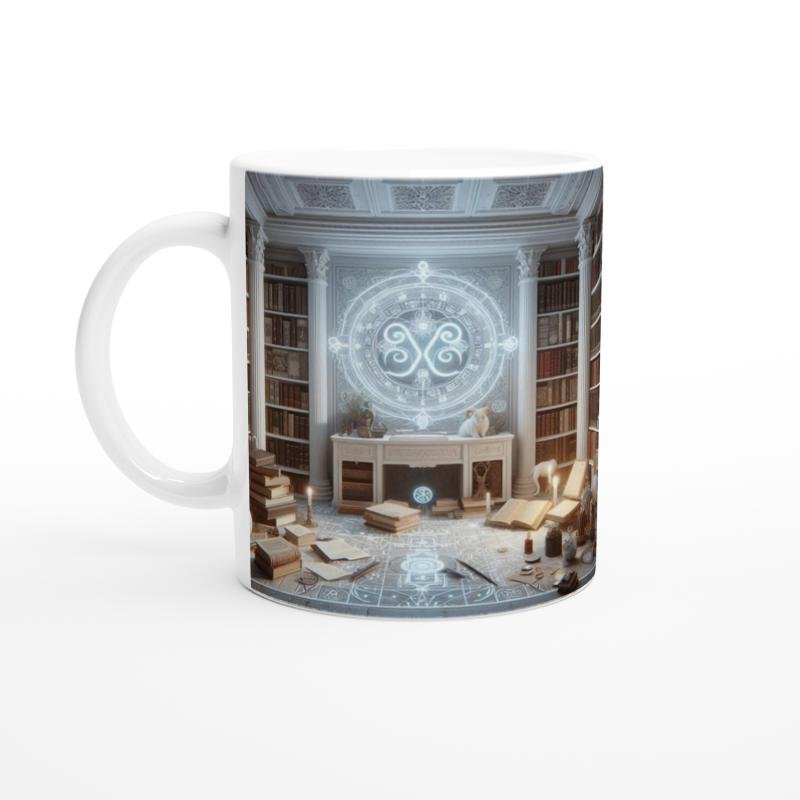 Başak Burcu Baskılı Kahve Kupası - Zodyak Kütüpanesi Vs3