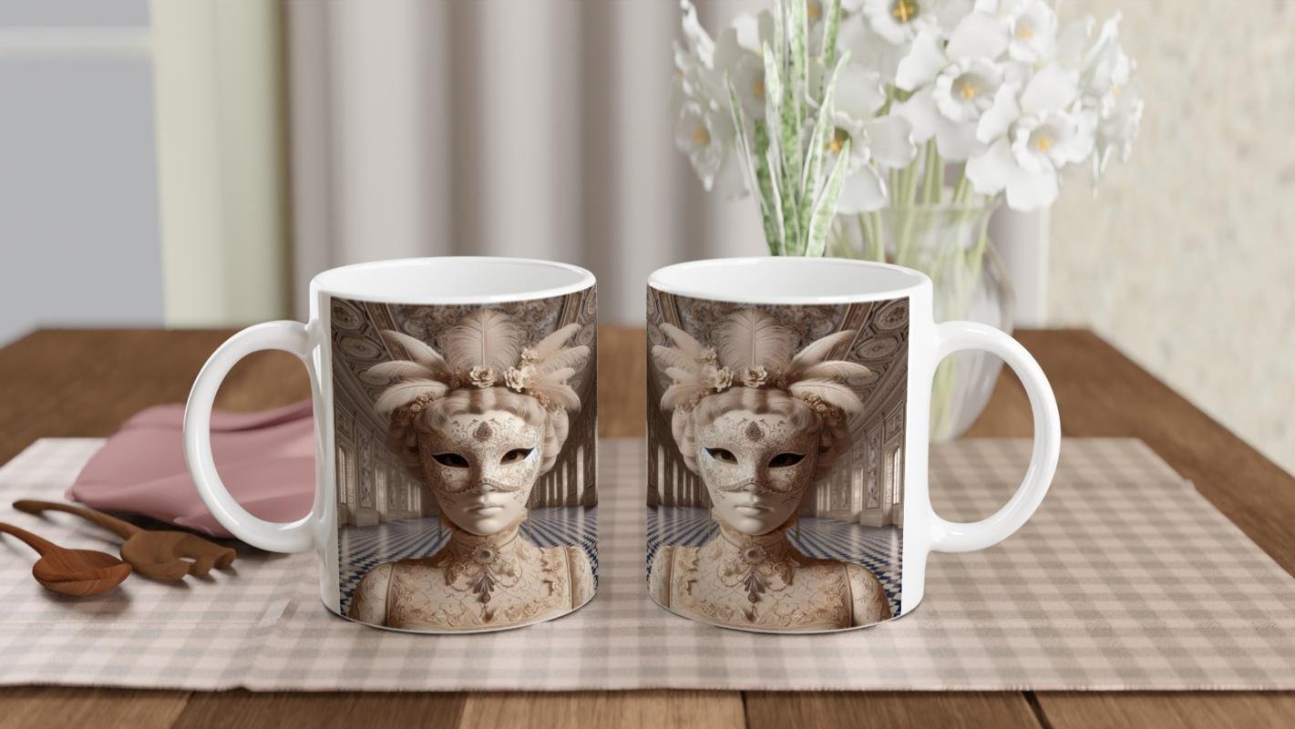 Başak Burcu Baskılı Kahve Kupası - Zodyak Maskeli Balo Vs1 - 5