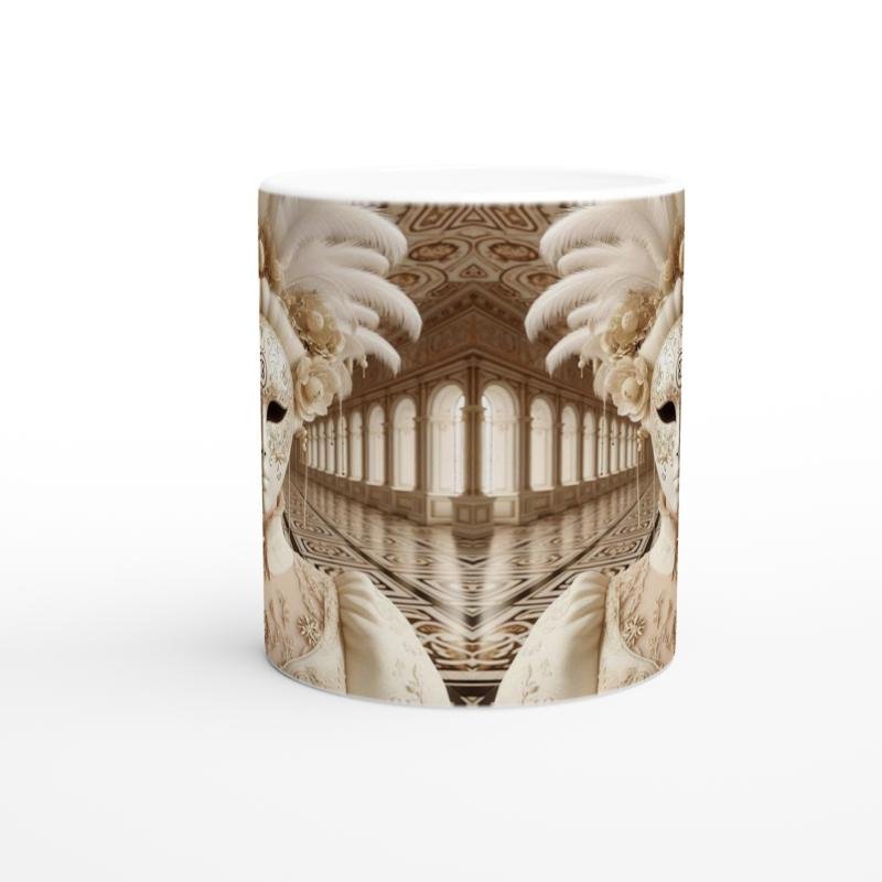 Başak Burcu Baskılı Kahve Kupası - Zodyak Maskeli Balo Vs2 - 2