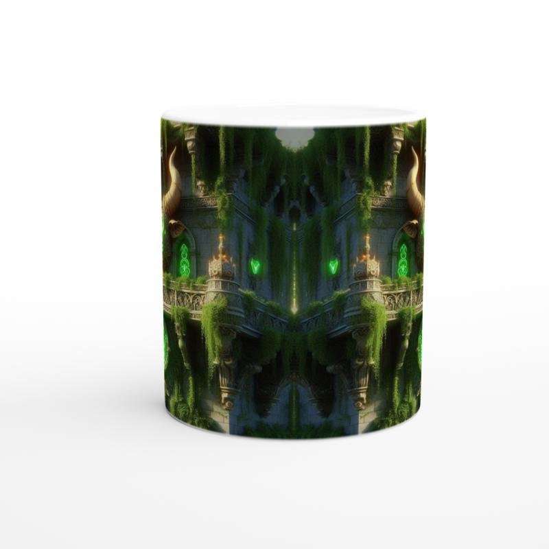 Boğa Burcu Baskılı Kahve Kupası - Burçlar Krallığı Şatosu Vs1 - 2