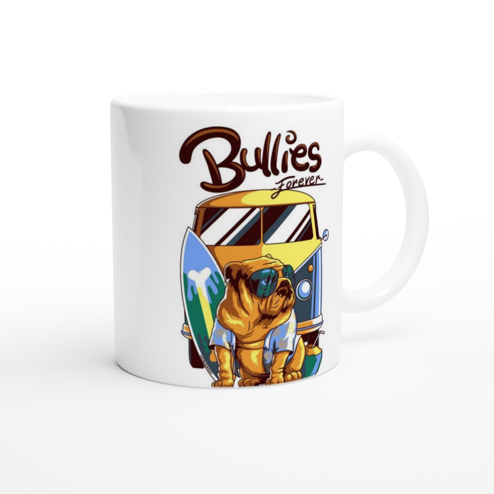 Bully ve Karavan Temalı Baskılı Kupa Bardak - 2