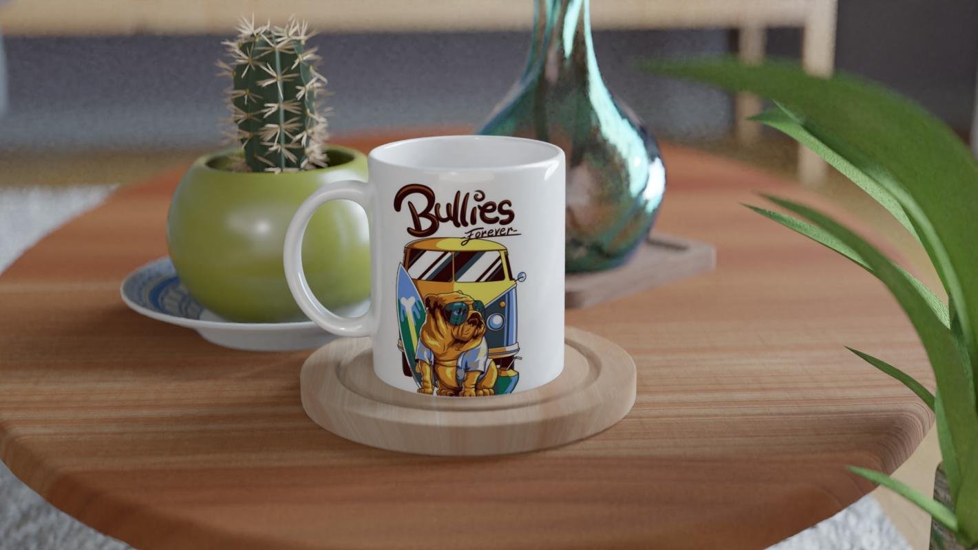 Bully ve Karavan Temalı Baskılı Kupa Bardak - 4