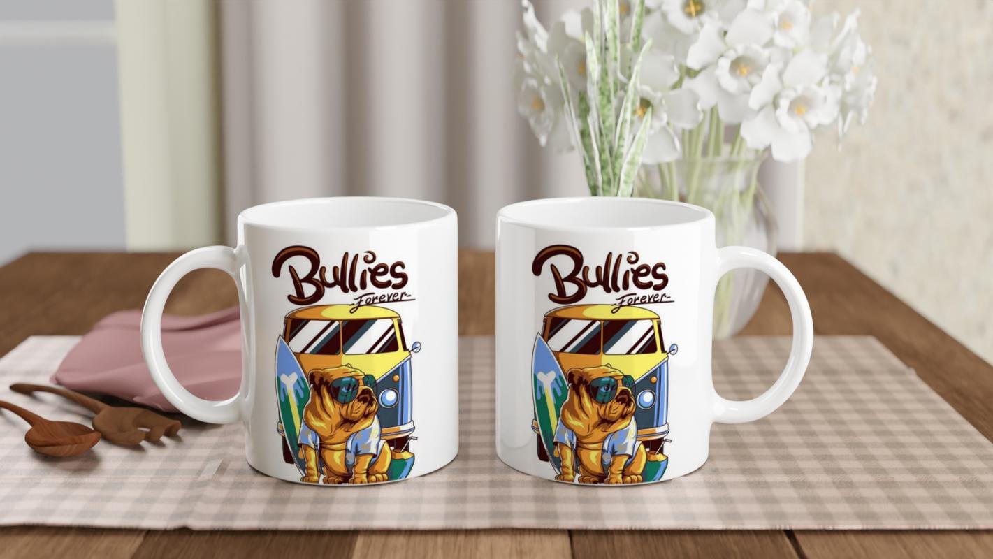 Bully ve Karavan Temalı Baskılı Kupa Bardak - 5