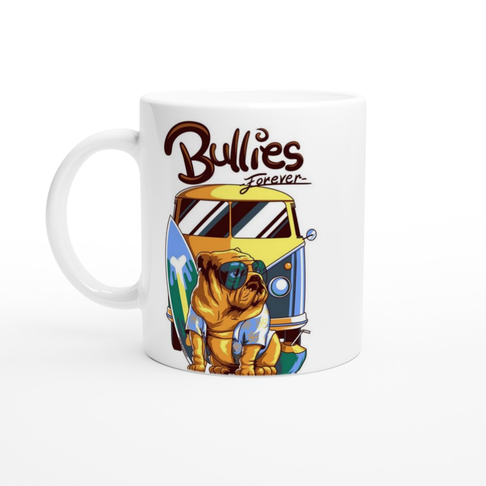 Bully ve Karavan Temalı Baskılı Kupa Bardak