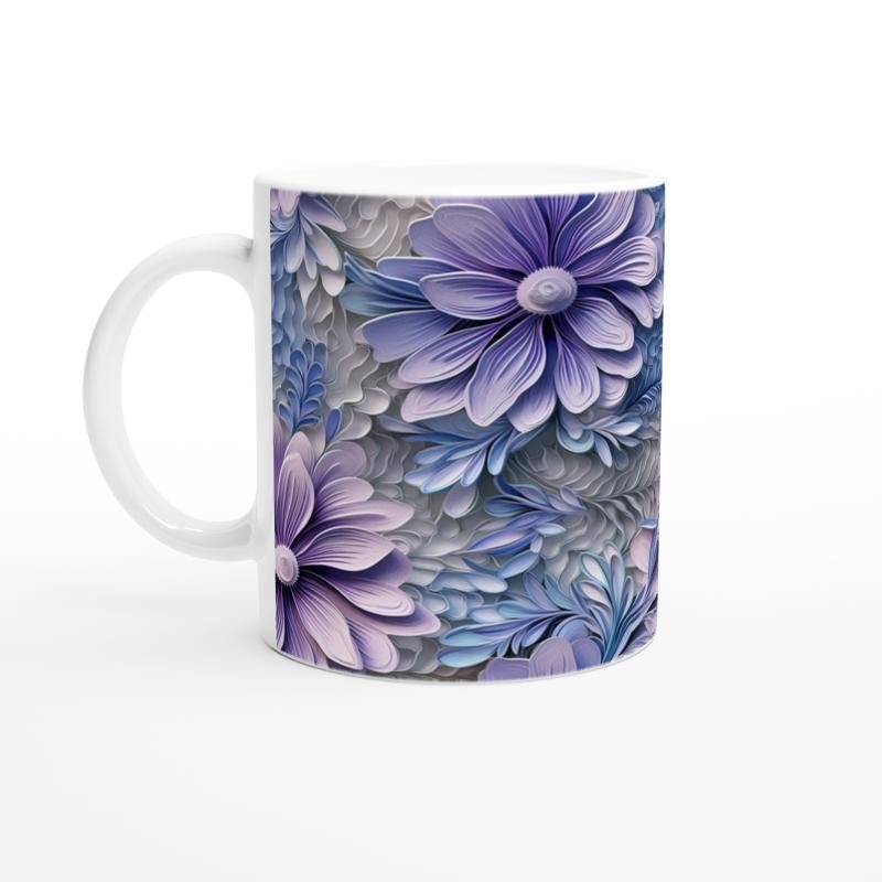 Buzlu Leylak Bahçesi Kupa Bardak