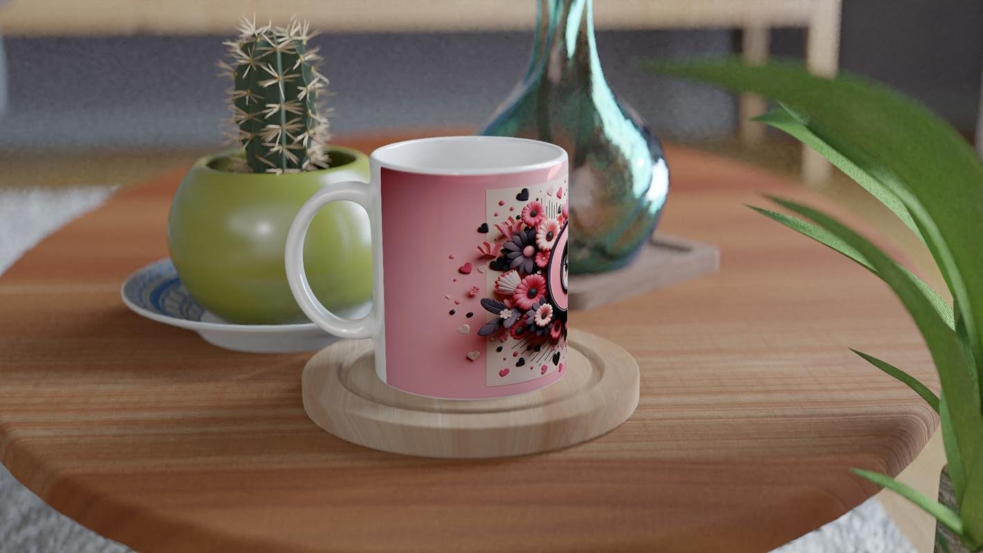 C Harfi Sevimli Alfabe Kupa Bardak - 4