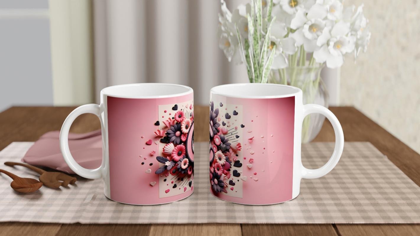 C Harfi Sevimli Alfabe Kupa Bardak - 5