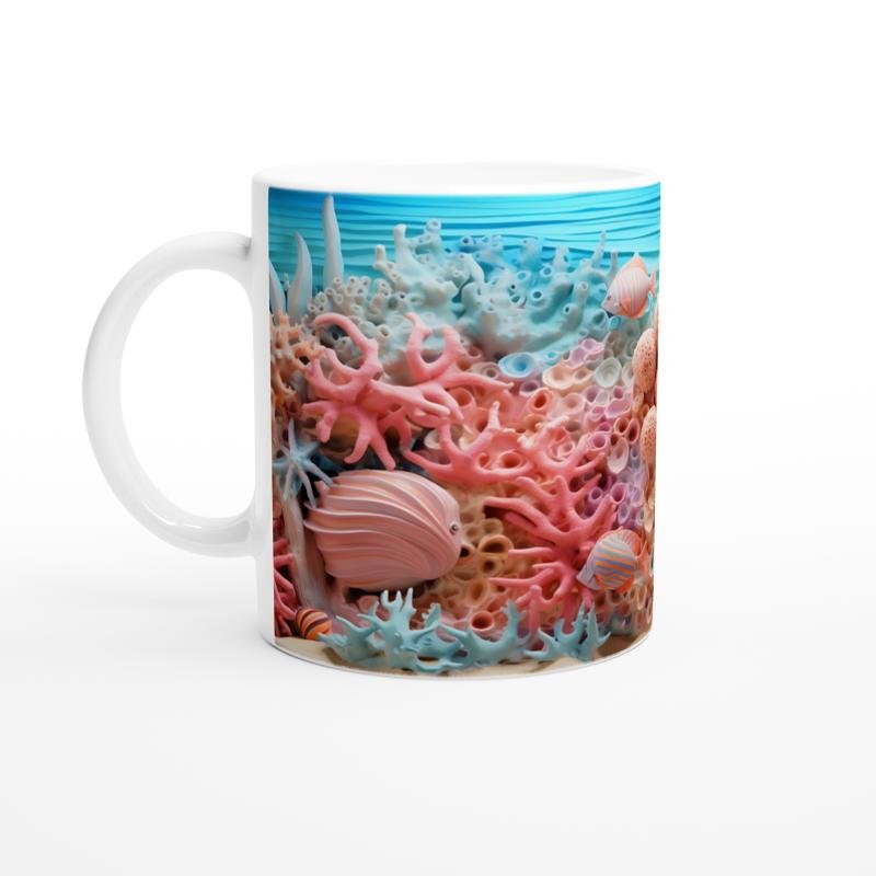 Canlı Mercan Patlaması Kupa Bardak - 2