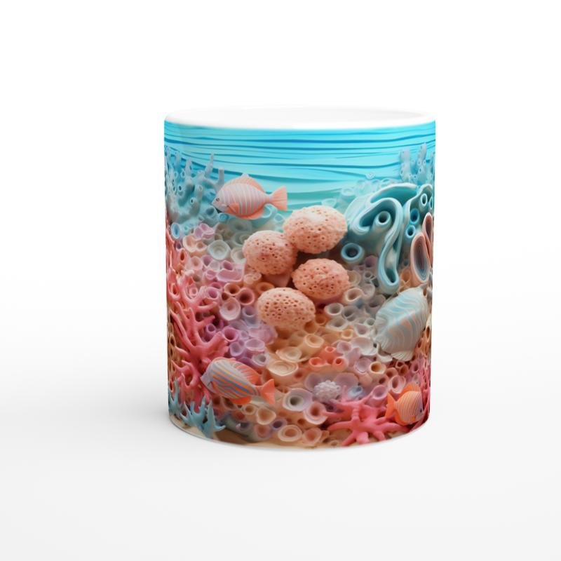 Canlı Mercan Patlaması Kupa Bardak