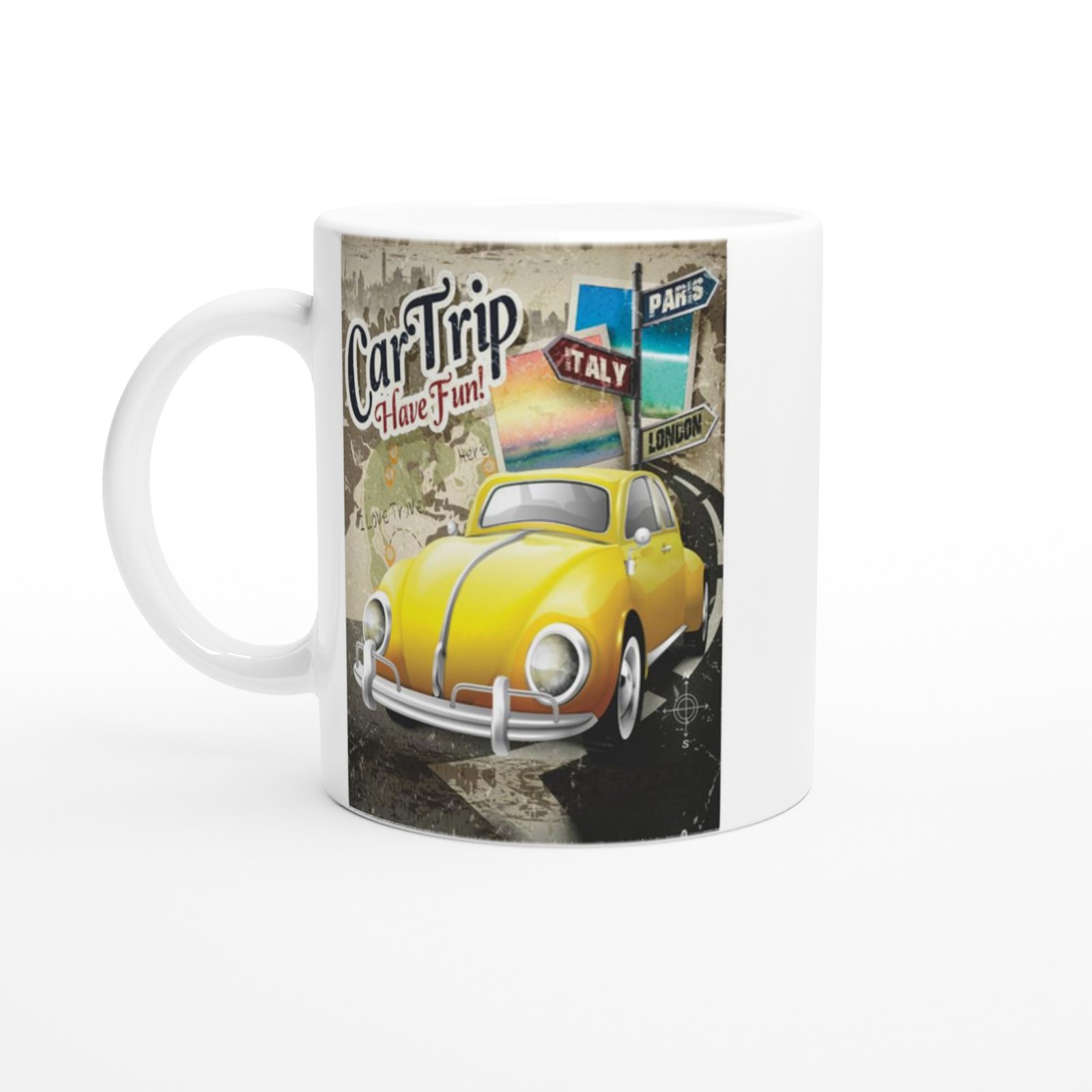 Car Trip Renkli Vosvos Kupa