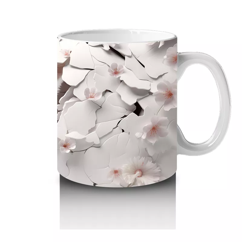 Çatlak Duvar Arasında Sevimli Huski Yavrusu – Baskılı Kahve Kupası - 4