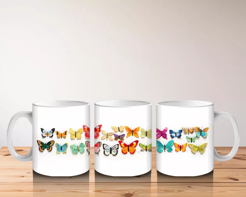 Çatlak Duvar Arasından Bakan Beyaz Kartal - Baskılı kahve kupası - 5