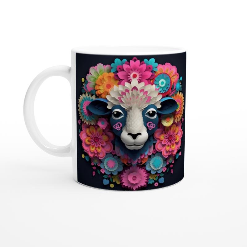 Çiçek Bahçesi Koyunu Kupa Bardak