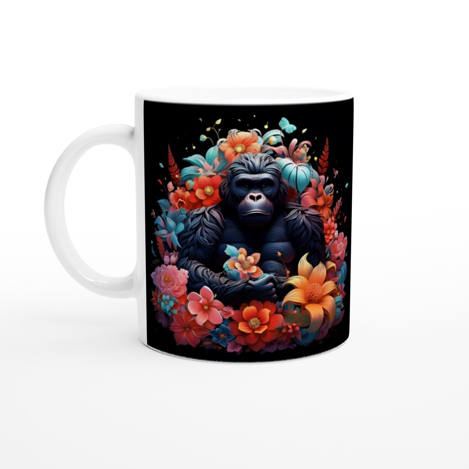 Çiçeklerin Efendisi Goril Kupa Bardak