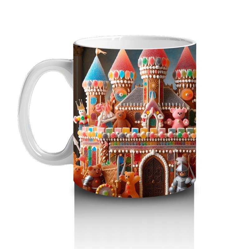 Çocuklara Sütü Sevdiren Büyülü Şeker Kale Karnavalı Kupa Bardak - 2