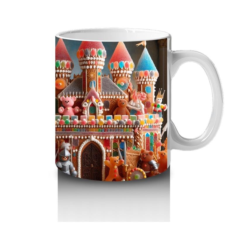 Çocuklara Sütü Sevdiren Büyülü Şeker Kale Karnavalı Kupa Bardak - 4