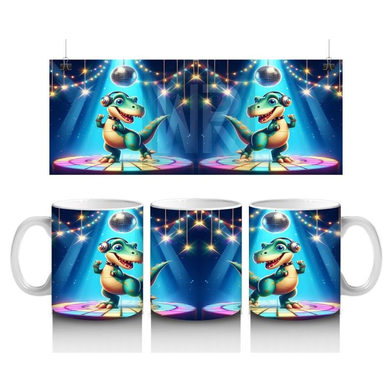 Çocuklara Sütü Sevdiren Disko Dinozor Kupa Bardak