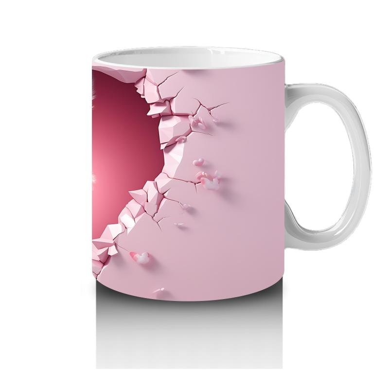 Çocuklara Sütü Sevdiren Duvarı Delip Bakan Zıpır Keçi Kupa Bardak - 4