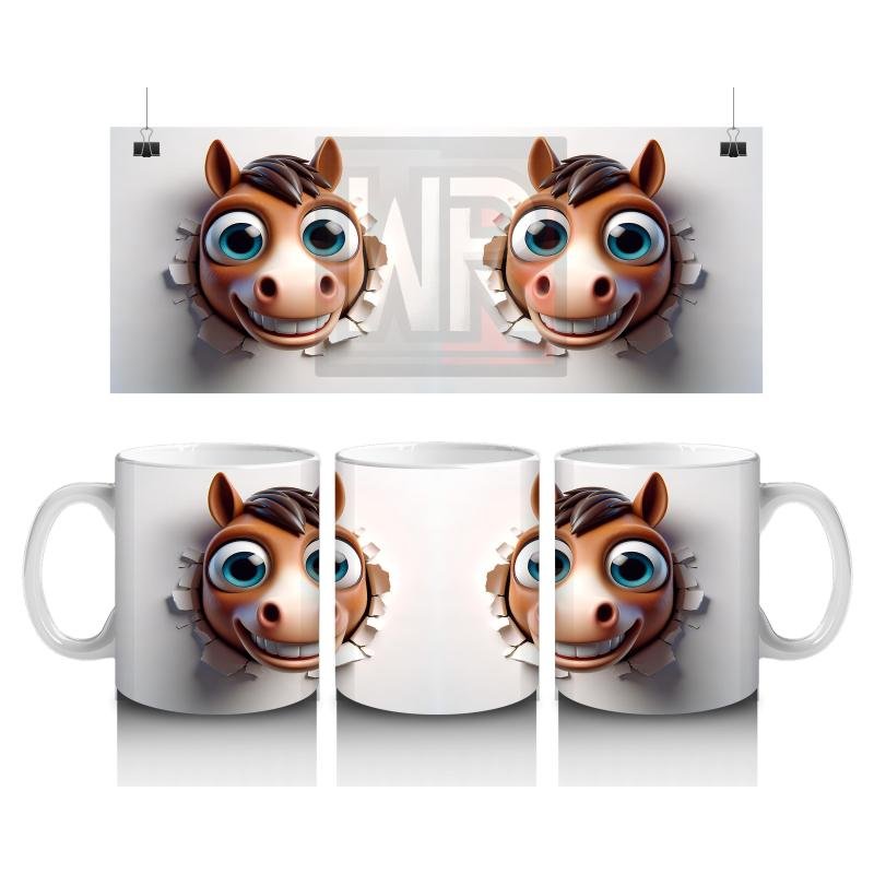 Çocuklara Sütü Sevdiren Duvarı Delip Gelen At Kupa Bardak