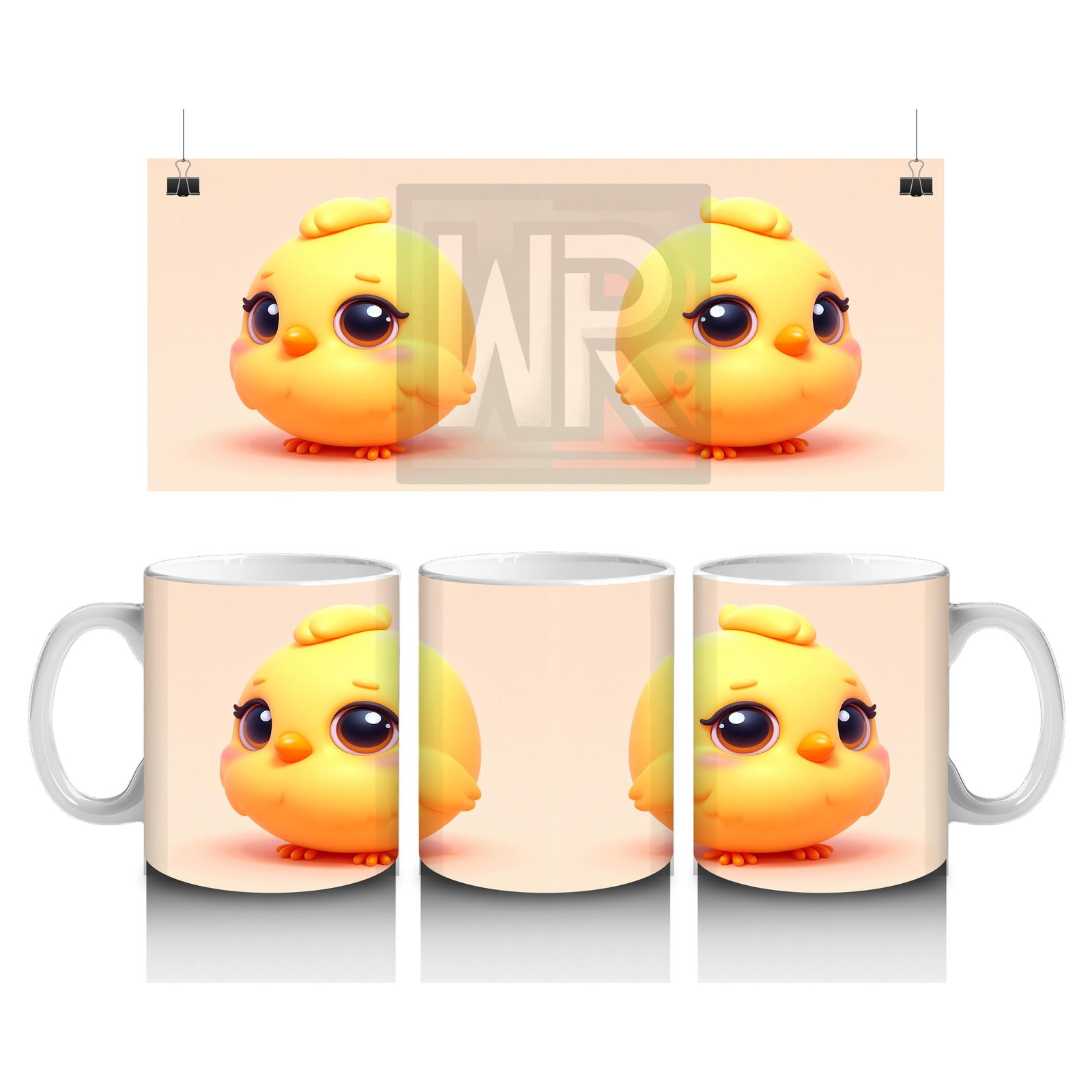 Çocuklara Sütü Sevdiren Minik Civciv Kupa Bardak